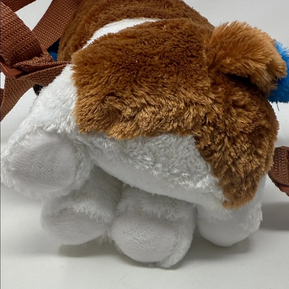 Ty Plush Dog Backpack with Brown and White “Duke” Brand New beanie babies